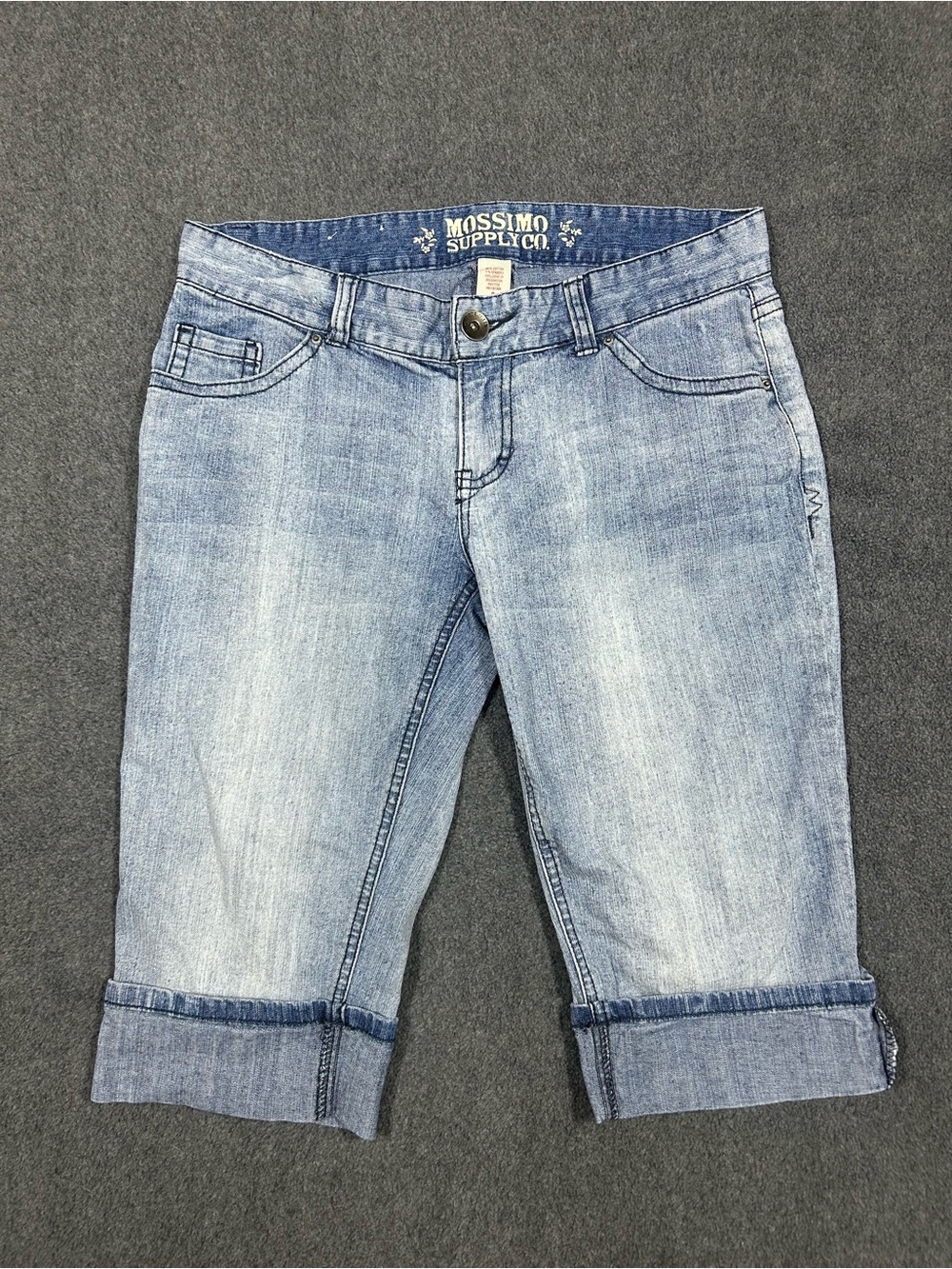 Mossimo Supply Co. Women’s Light Blue Denim Capri Jeans